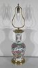 Lampe en porcelaine de chine et laiton, début XXe
