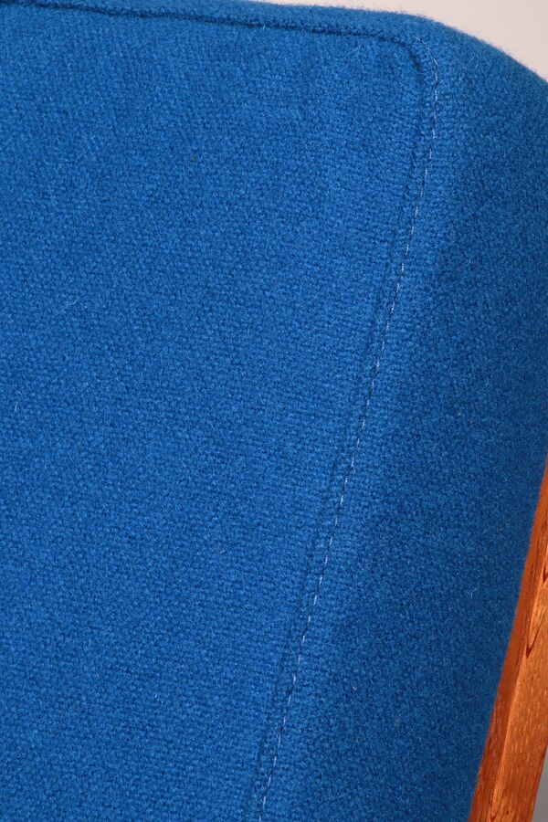 Fauteuil relax Getama en chêne avec dossier réglable, Hans J. Wegner GE421