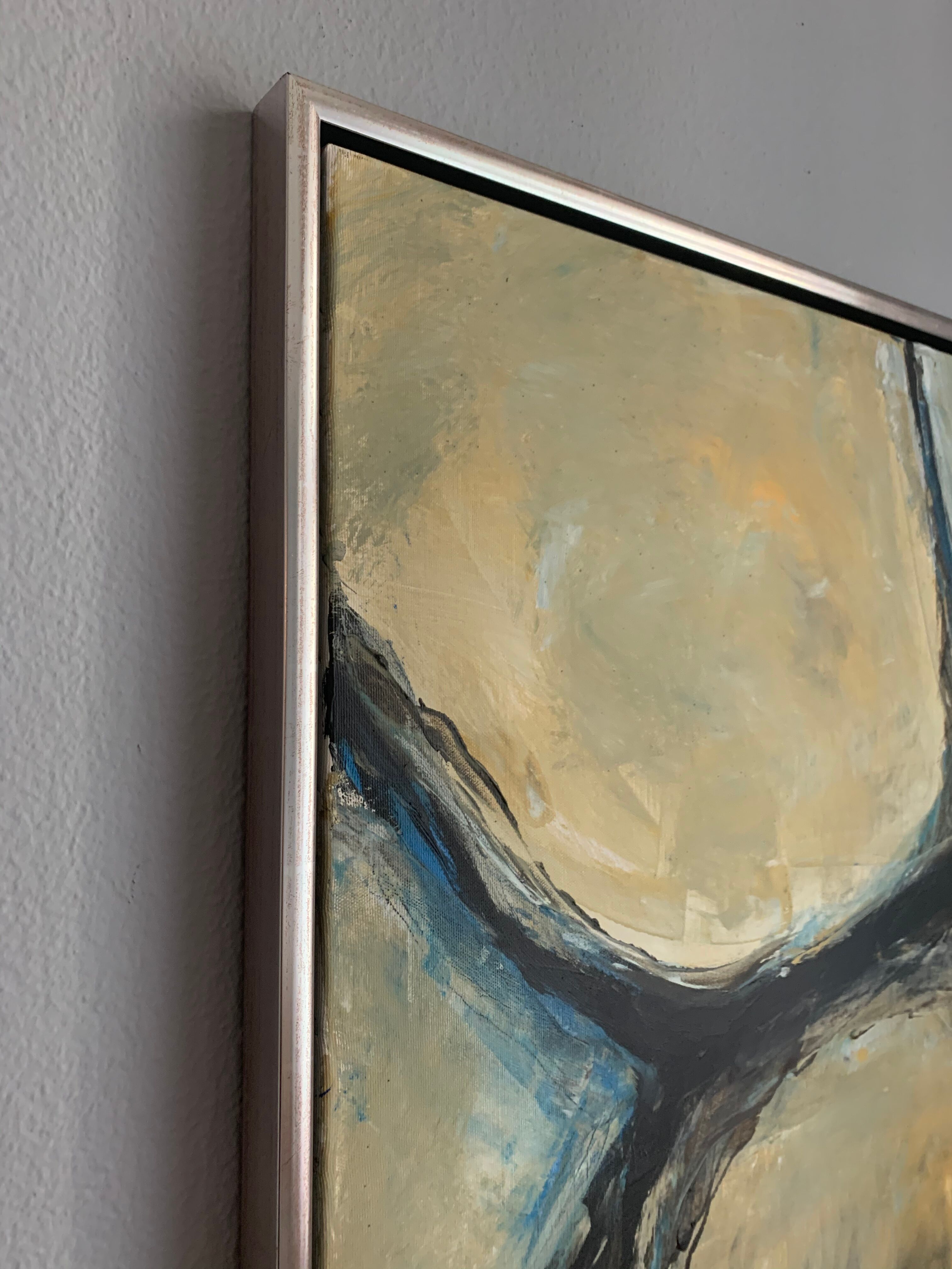 Framed oil painting 1970s