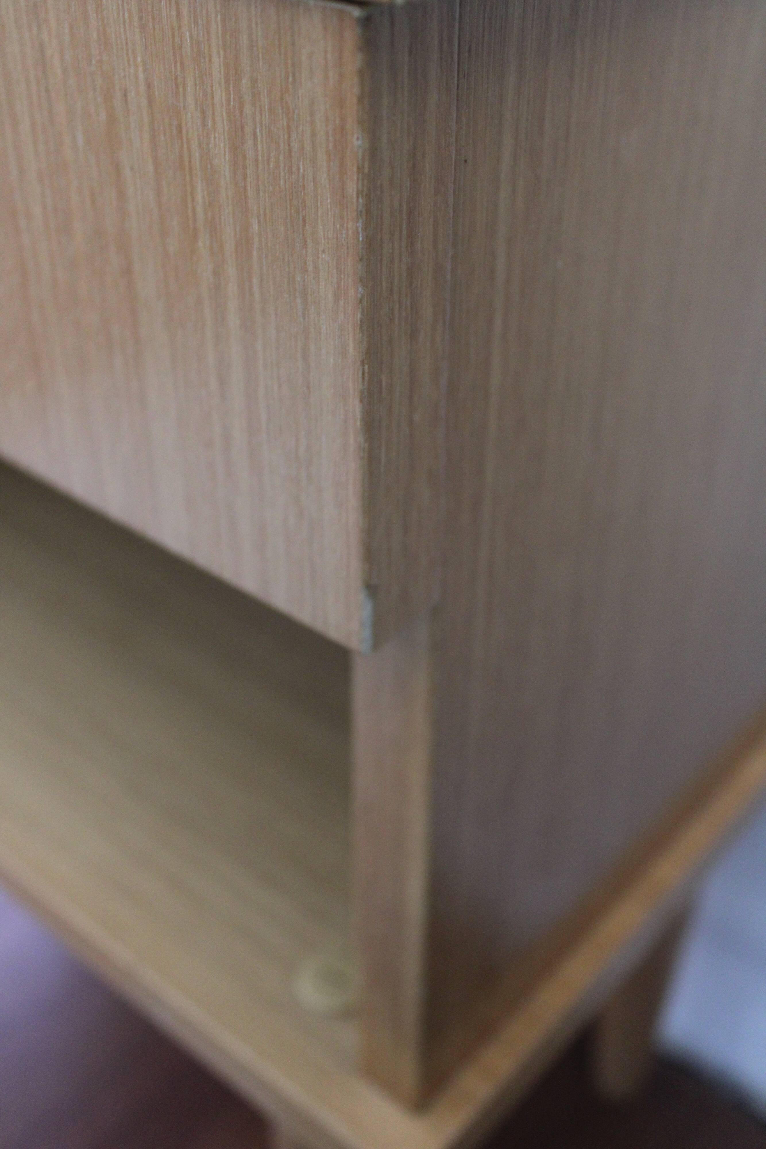 Vintage wooden bedside table