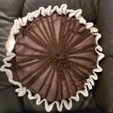 Set of 2 crochet cushions 70s