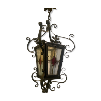 Wrought iron lantern