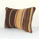 Housse de coussin kilim de chanvre turc ak153