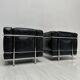 Fauteuils LC2 vintage des années 90 par Le Corbusier et Charlotte Perriand pour Cassina