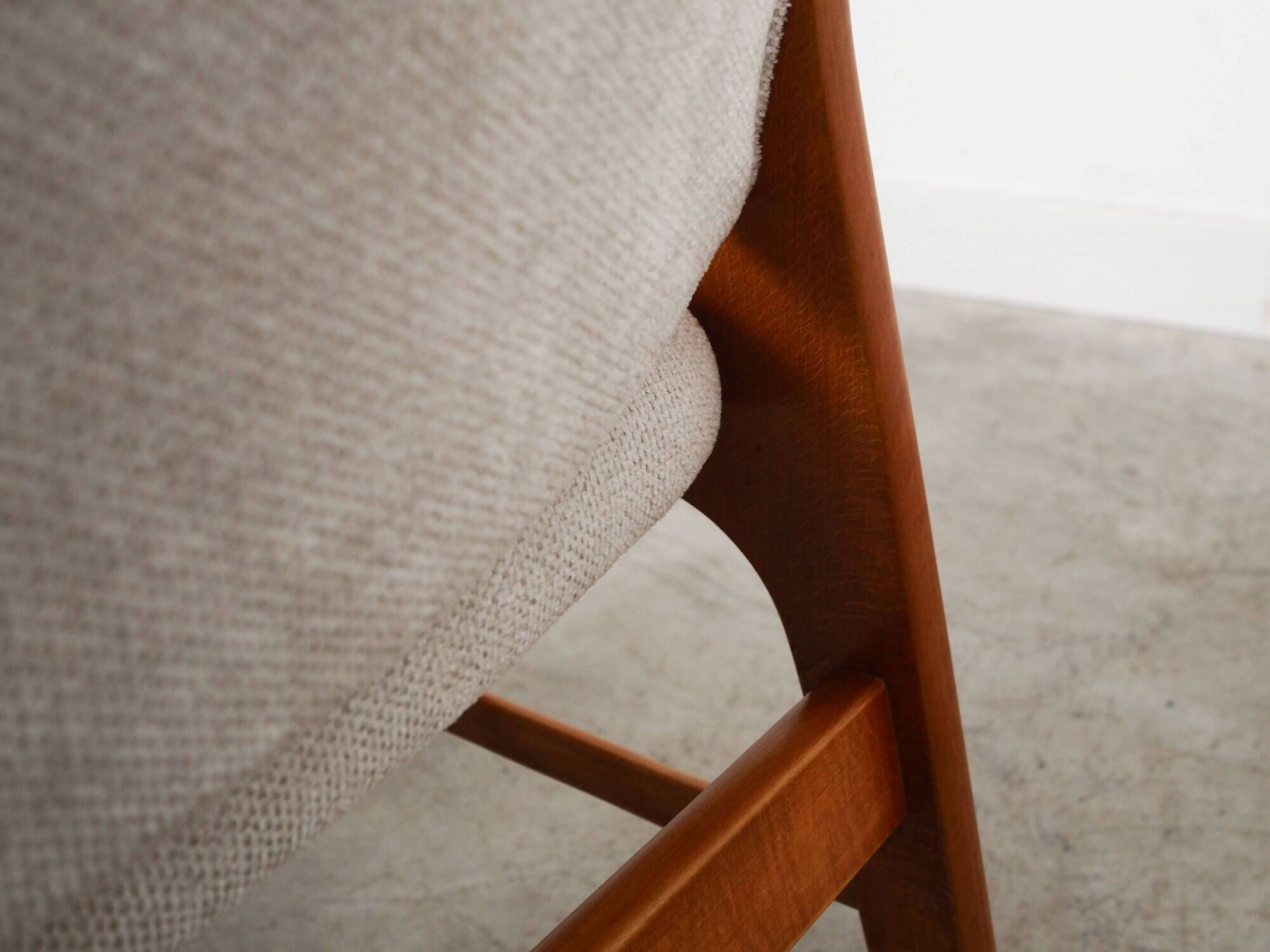 Scandinavian beech armchair, Arne Hovmand Olsen, A. R. Klingenberg & Son