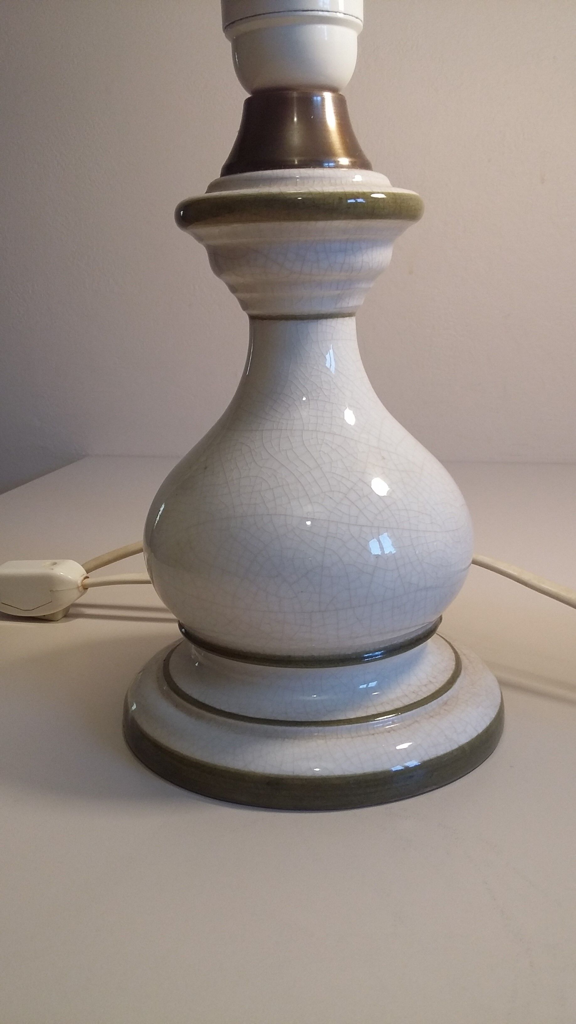 Pieds de lampe de table en céramique