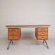 Industrial desk with 2 drawer units, 1960s.