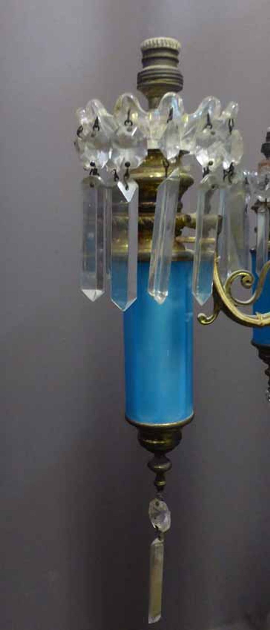 Lustre en opaline Napoléon III