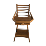 Vintage wooden high chair