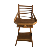 Vintage wooden high chair