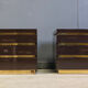 Pair of Jean Claude Mahey bedside cabinets, 1970s