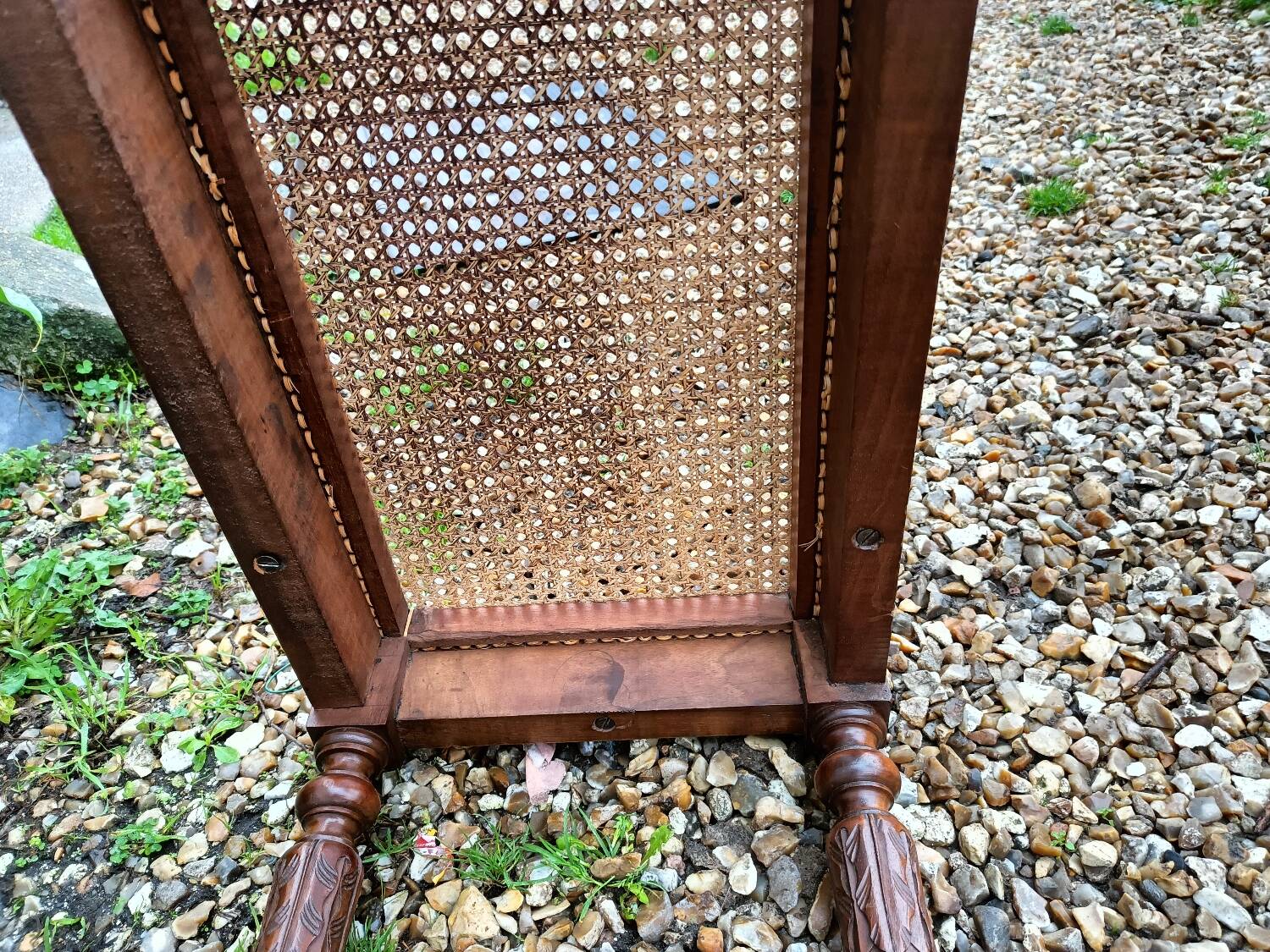 Antique Louis XVI style piano bench