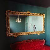 Large baroque mirror / antique mirror