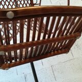 Vintage rattan hanging chair in perfect condition