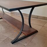 Table basse bois vintage