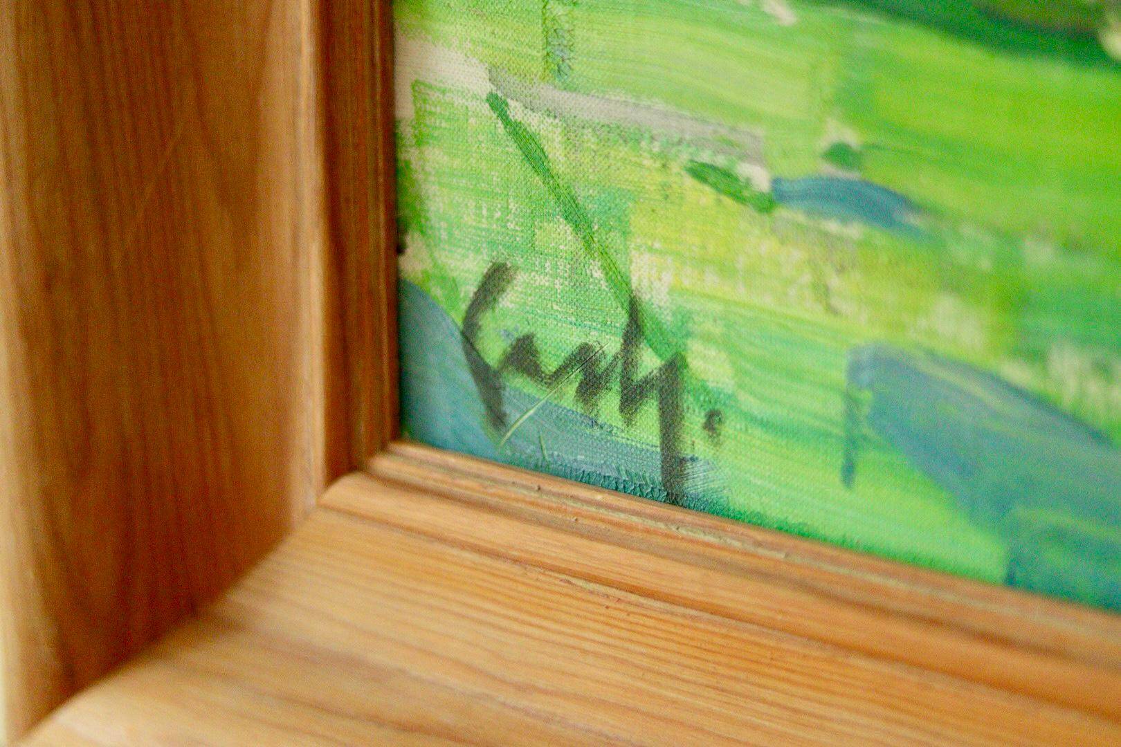 Original Swedish oil on canvas from the mid-century – by Gerhard Lundberg