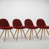 Set of 4 midcentury dining chairs designed by Miroslav Navrátil, 1960s
