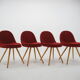 Set of 4 midcentury dining chairs designed by Miroslav Navrátil, 1960s