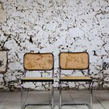 Black b32 chair by Marcel Breuer