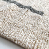 Moroccan Berber rug Azilal ecru with colorful patterns 261x166cm