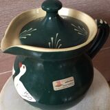 Soufflenheim pitcher with lid