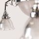 10" Chrome Holophane 'Stiletto' Chandelier
