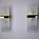 Pair of sciolari wall lamps for Lightolier, Italy, 1970