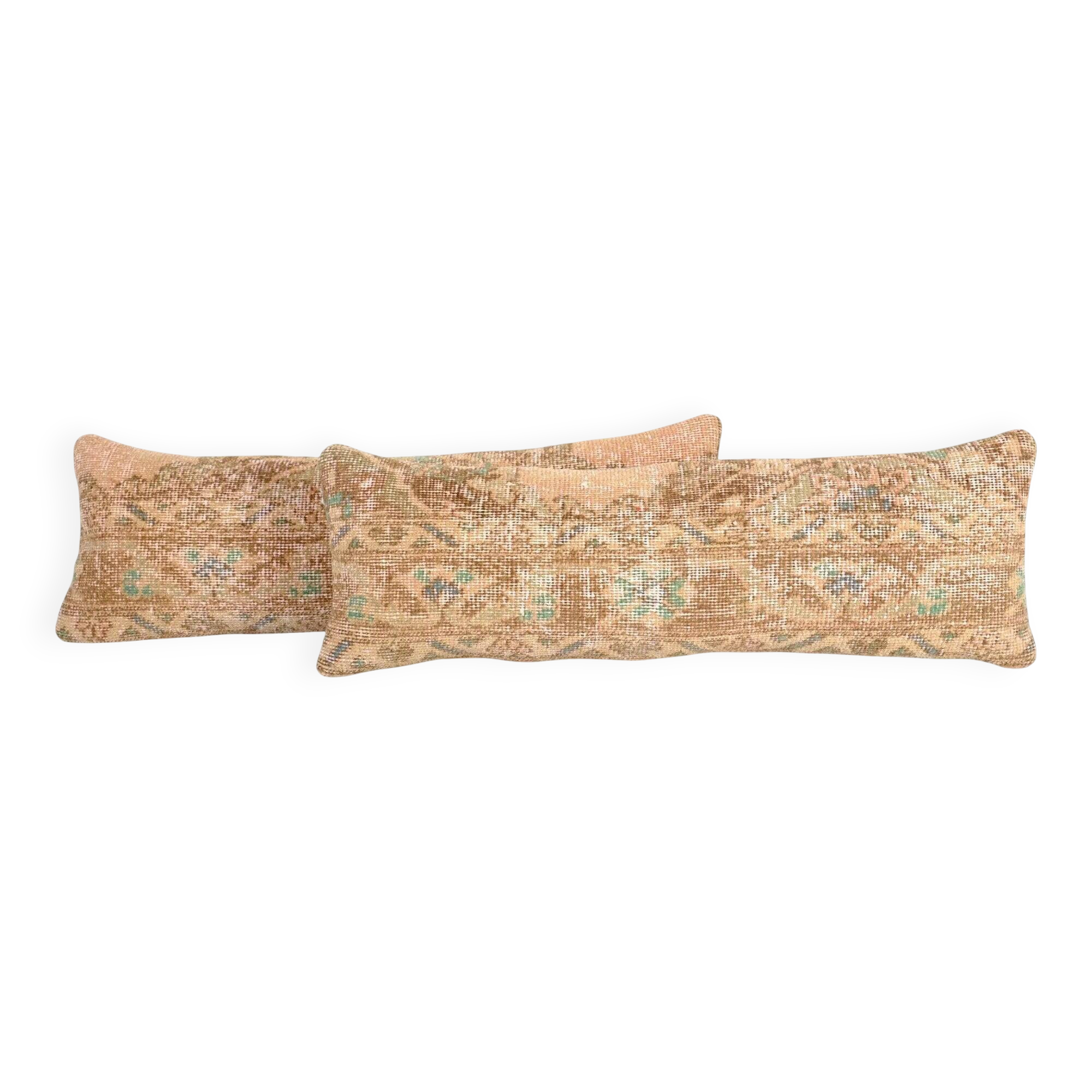 Set of 2 vintage Turkish cushion covers 30x89 cm