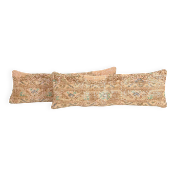 Lot de 2 housses de coussin turque vintage 30x89 cm