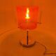 Orange and chrome plexiglass lamp from the 90s.
