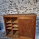 Oak sliding door wardrobe, 1920s
