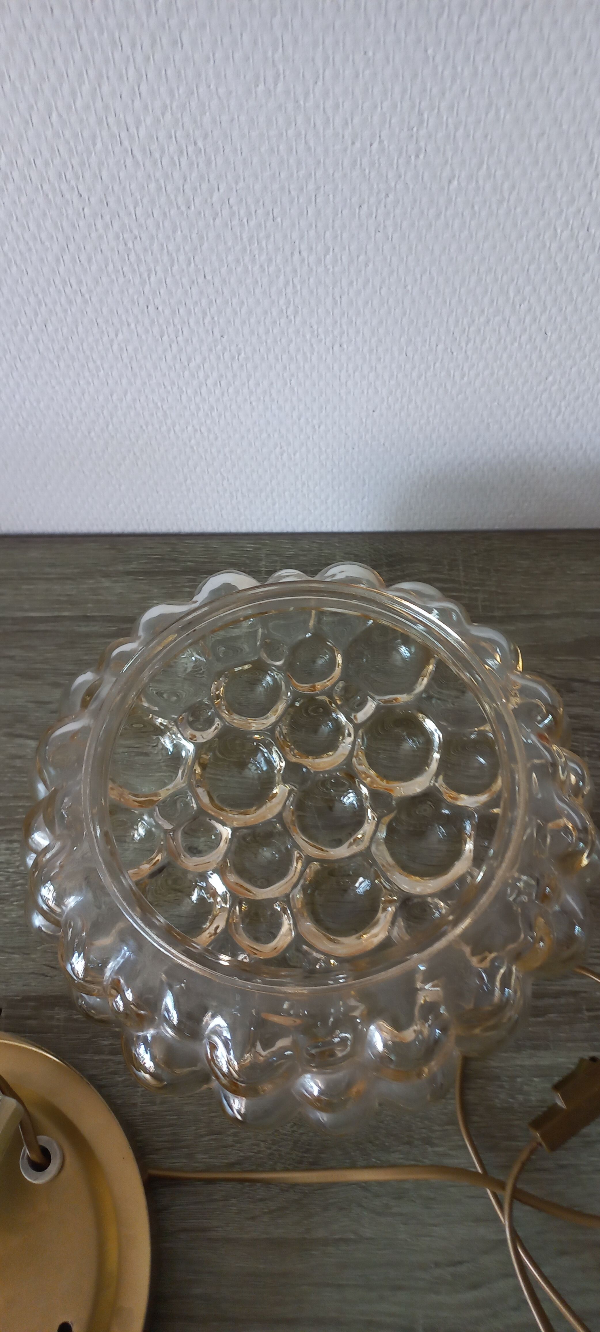 Ceiling lamp, wall lamp or table lamp in bubble glass Helena Tynell