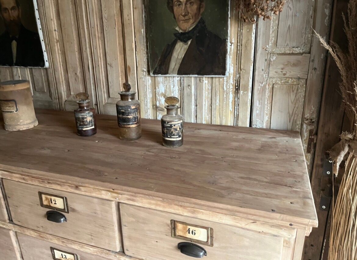 Exceptional antique workshop furniture