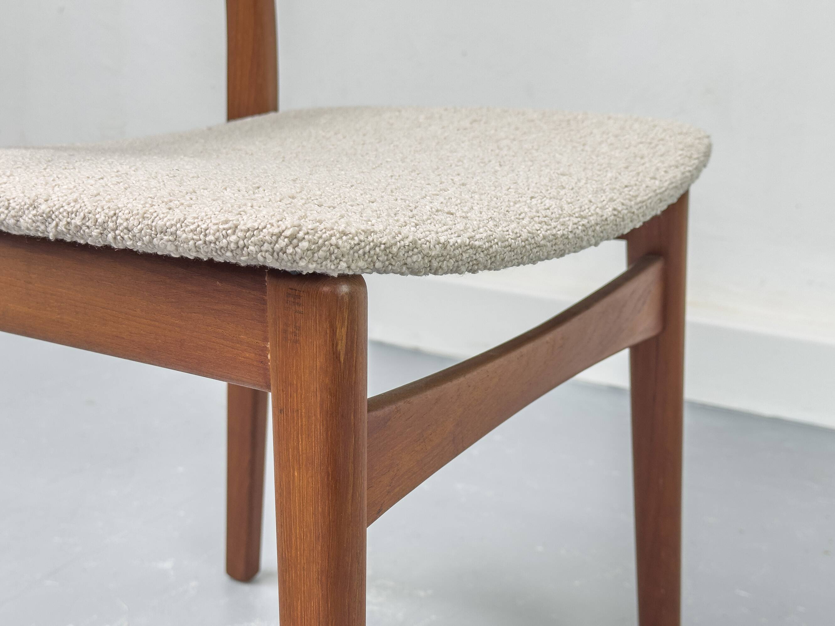 Teak Dining Chair by Henning Kjaernulf for Bruno Hansen, 1960s