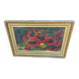 Tableau , peinture bouquet de fleurs