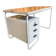 Bureau industriel vintage gris style bauhaus