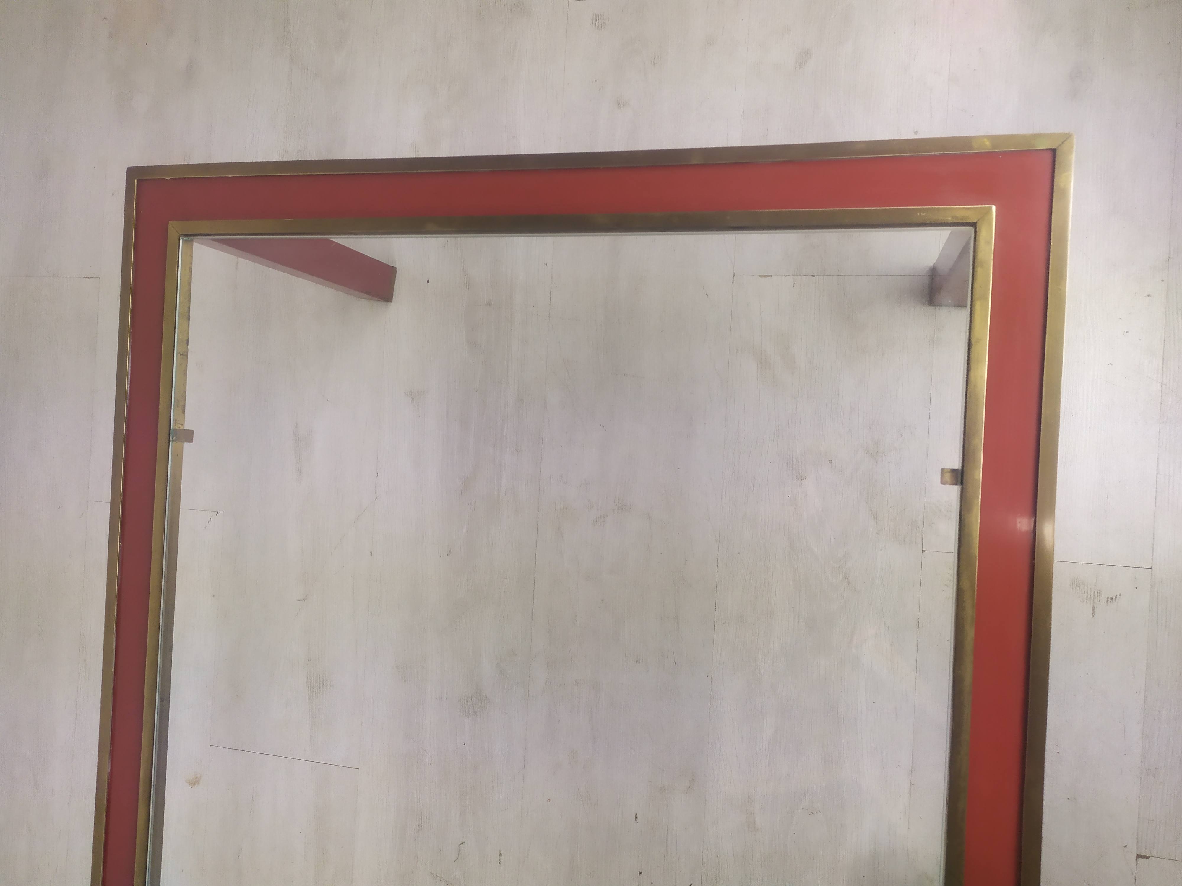 Glass brass coffee table