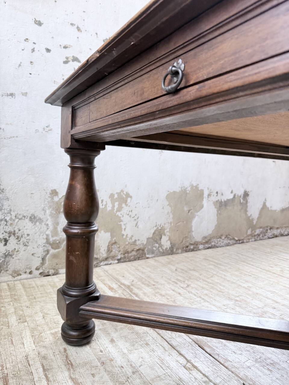 Oak table in Louis XIV style 1900