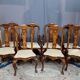 Ensemble de deux fauteuils et six chaises XVIIIe siècle.