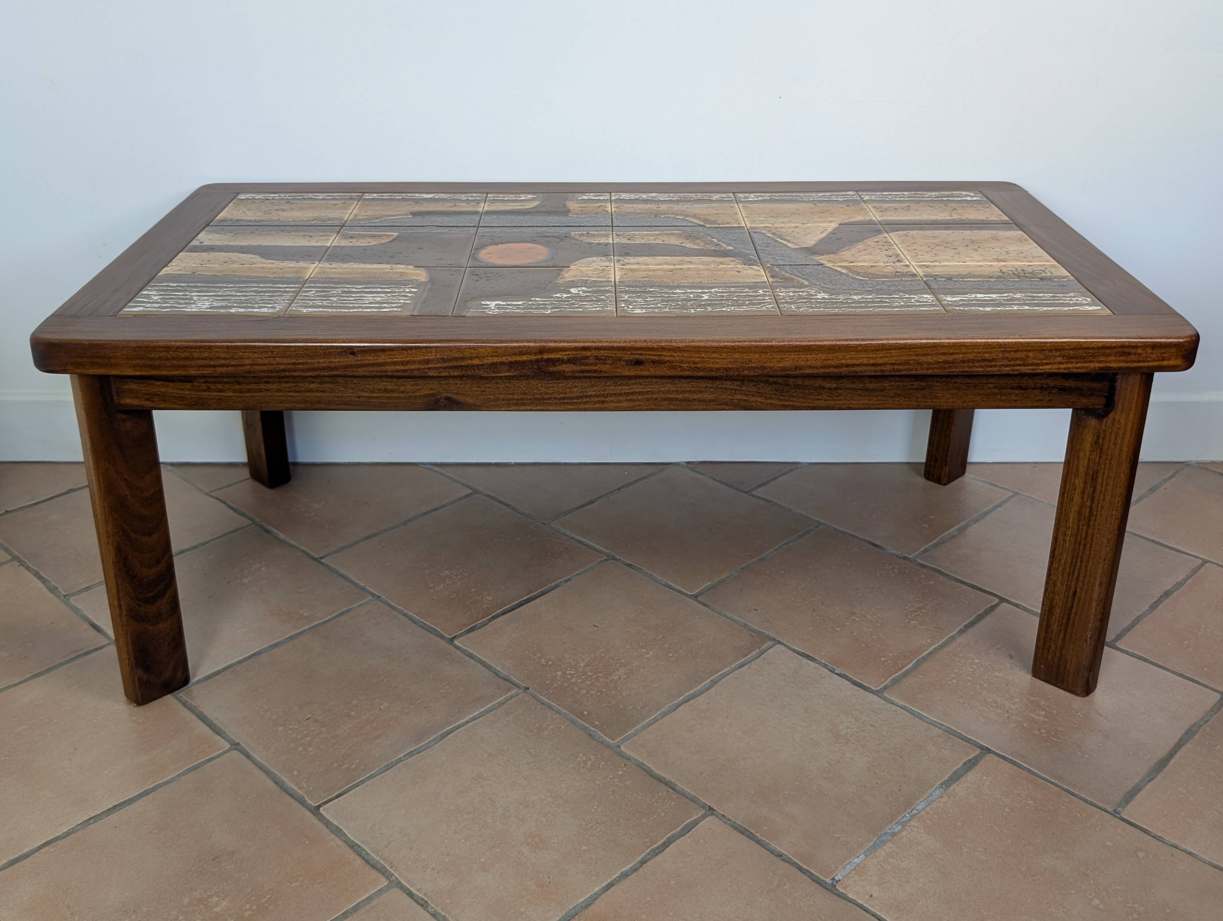 Vallauris ceramic coffee table