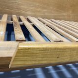 Mid-century folding sofa bed by Drevotvar, 1970s, Czechoslovakia