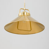 Mid-Century Danish Brass P-295 Adjustable Pendant Lamp By Fritz Schlegel For Lyfa, 1960s
