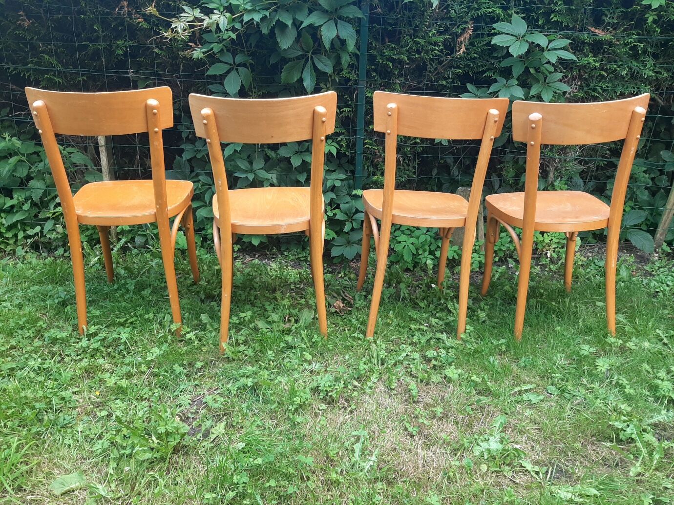 Bistro chairs x 4