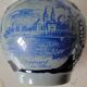 Cobalt blue faience wine pitcher west germany