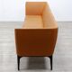 4-seater Social canapé in faux leather published by Pedrali.
