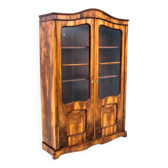 Library - antique display case, Northern Europe, around 1890.