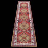 Persian Iran Sarab Runner Rug: 0.98 X 3.72 Meters - Handmade