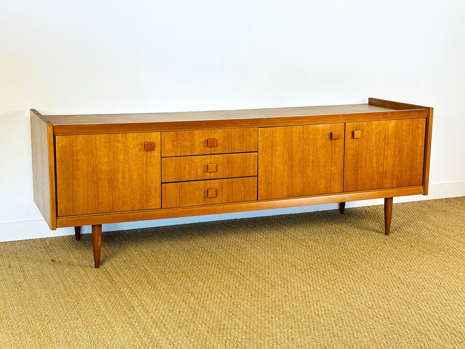 Scandinavian teak sideboard from the 1960s.