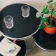 1970s three-tier coffee table