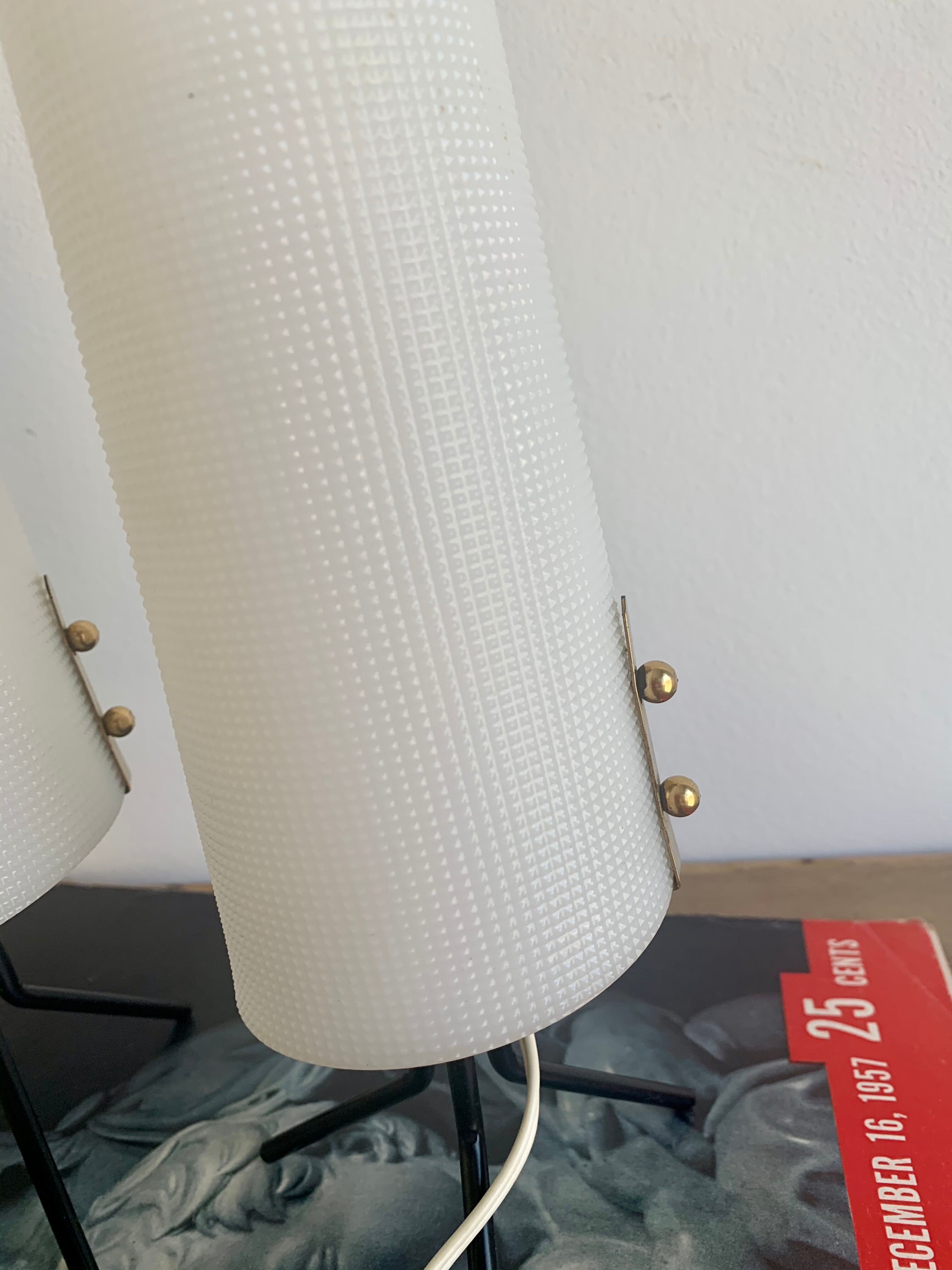 Pair of bedside lamps, 1960